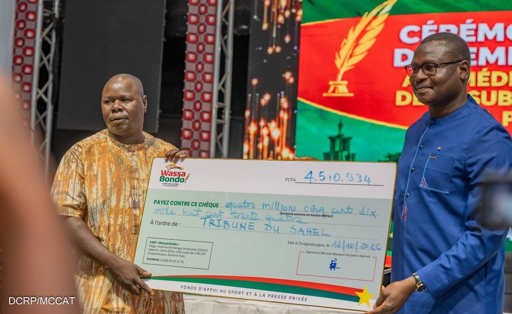 Burkina-Faso : 79 entreprises de presse privée bénéficient de 320 millions de FCFA 